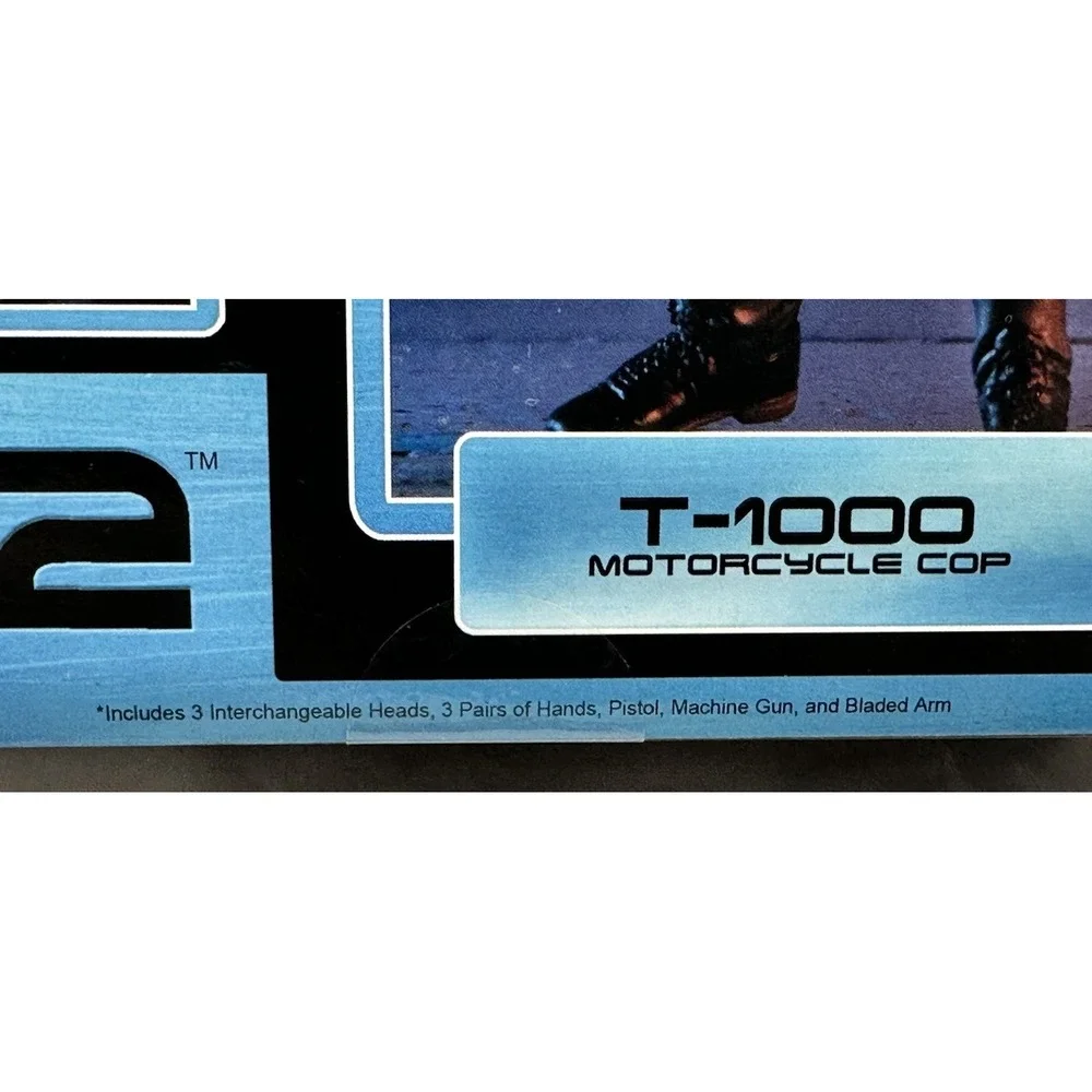 NECA Terminator 2 T-1000 Motorcycle Cop Action Figure Reel Toys Boxed